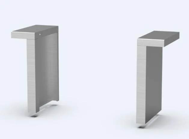 Buitenkeuken zijwerkblad-set (2 stuks) RVS afsluitpanelen – BuitenStek Modula