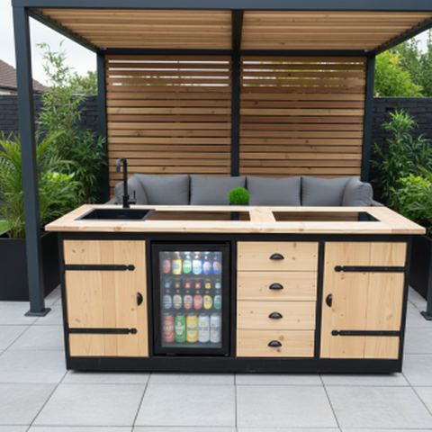 Buitenkeuken Cork – 70 Liter Koelkast